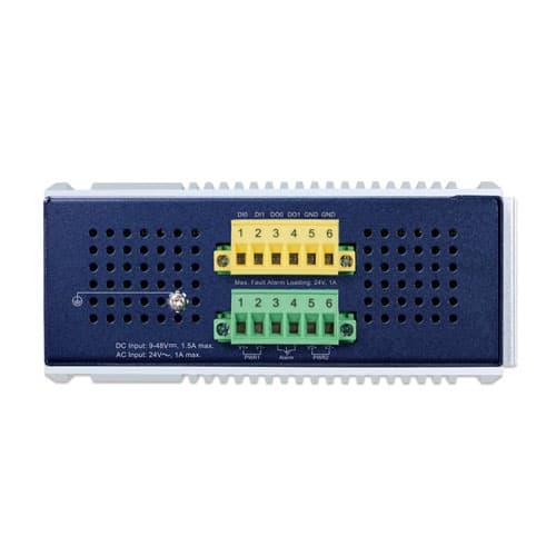 TSN-900-2T2S — Industrial 2-Port 10/100/1000T + 2-Port 1G/2.5G SFP Managed TSN Media Converter, vista 3