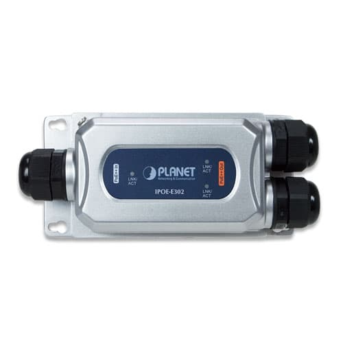 IPOE-E302 — Industrial IP67 1-Port 802.3bt PoE++ to 2-Port 802.3at/bt PoE++ Extender, vista 2