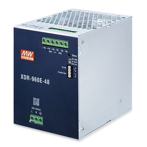 PWR-120-48/PWR-240-48/PWR-480-48/PWR-75-48/PWR-960-48 — DC Single Output Industrial DIN Rail Power Supply Units, vista 4