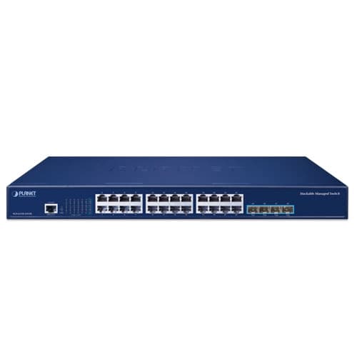 SGS-6310-24T4X — L3 24-Port 10/100/1000T + 4-Port 10G SFP+ Stackable Managed Switch, vista 2