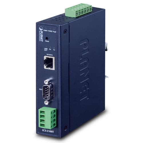 ICS-2100T — Industrial 1-Port RS232/RS422/RS485 Serial Device Server