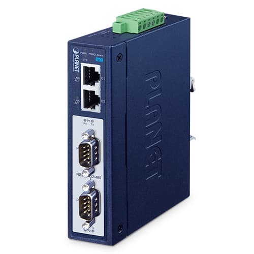 IMG-3200T — IP30 Industrial 2-Port RS232/RS422/RS485 Modbus Gateway
