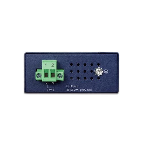 IGTP-815AT — Industrial Compact 100/1000BASE-X to 10/100/1000BASE-T 802.3at PoE+  Media Converter, vista 3