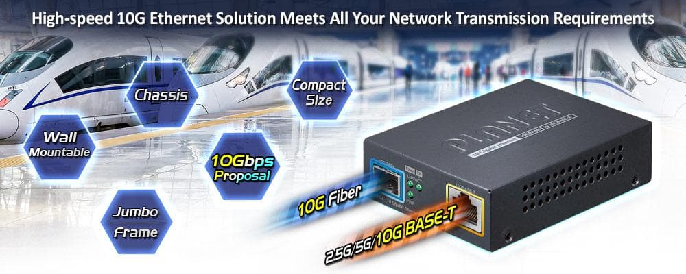 XT-715A — 10GBASE-T to 10GBASE-X SFP+ Media Converter, vista 4
