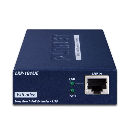 LRP-101U-KIT — 1-Port Long Reach PoE over UTP Extender Kit (LRP-101UH + LRP-101UE), vista 3
