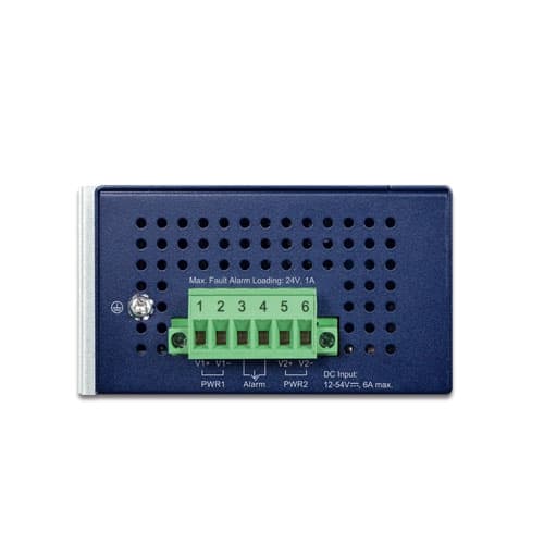 IPOE-470-12V — Industrial 4-port Multi-Gigabit 802.3bt PoE++ Injector Hub w/ 12V Booster, vista 3