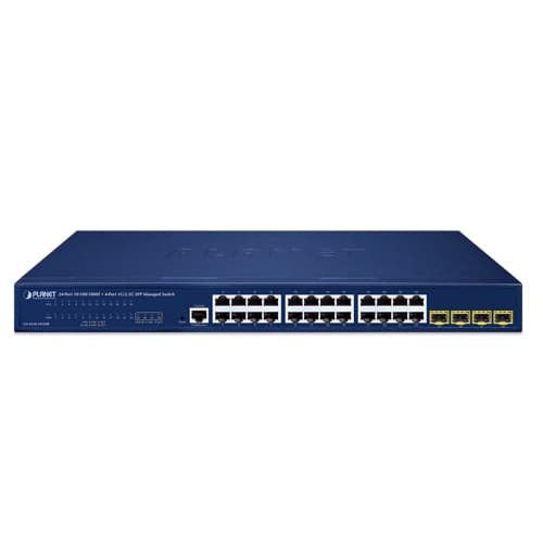 GS-4210-24T4S / GS-4210-24T4SR — 24-Port 10/100/1000T + 4-Port 1G/2.5G SFP Managed Ethernet Switch, vista 5