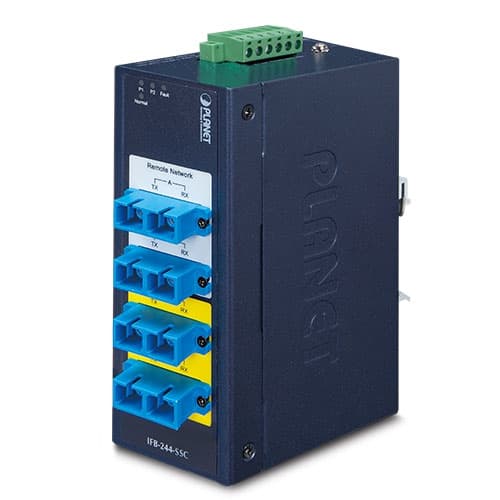 IFB-244 Series — Industrial 2-Channel Optical Fiber Bypass Switch, vista 10