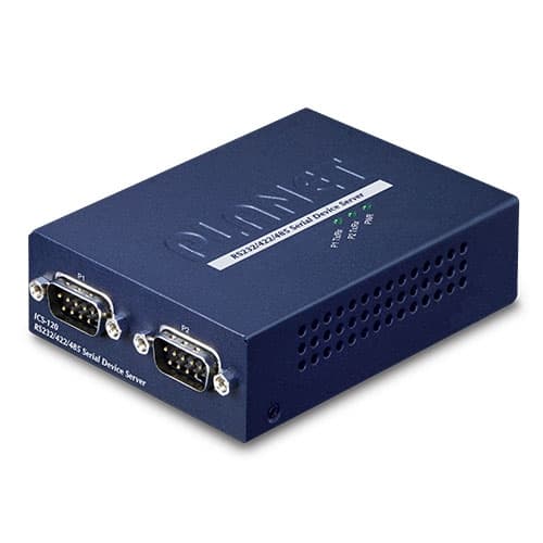 ICS-120 — 2-Port RS232/RS422/RS485 Serial Device Server