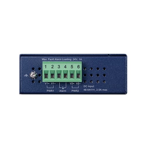 IPOE-176 — Industrial Single-Port 10Gbps 802.3bt PoE++ Injector, vista 3