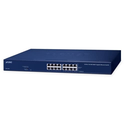 GSW-1601 — 16-Port 10/100/1000BASE-T Gigabit Ethernet Switch
