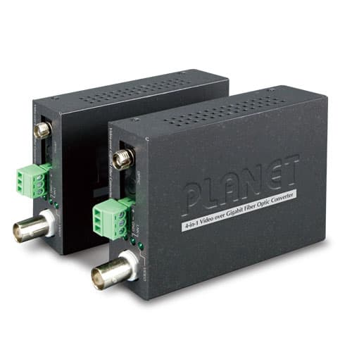 VF-10xG-KIT — 1-Channel 4-in-1 Video over Gigabit Fiber Bundle Kit, vista 7
