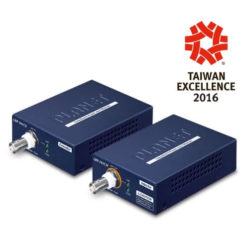 LRP-101C-KIT — 1-Port Long Reach PoE over coax Extender Kit (LRP-101CH + LRP-101CE)