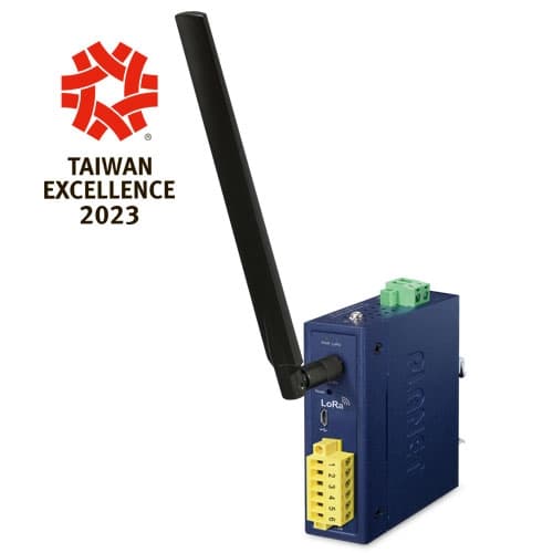 LN1140 — Industrial IP30 LoRa Node Controller (2 DI, 2 DO, EU868/US915 Sub 1G)