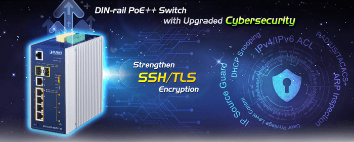 IGS-5225-4UP1T2S — Industrial L2+ 4-Port 10/100/1000T 802.3bt PoE + 1-Port 10/100/1000T + 2-Port 1G/2.5G SFP Managed Ethernet Switch, vista 6