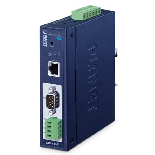 IMG-3100T — IP30 Industrial 1-Port RS232/RS422/RS485 Modbus Gateway