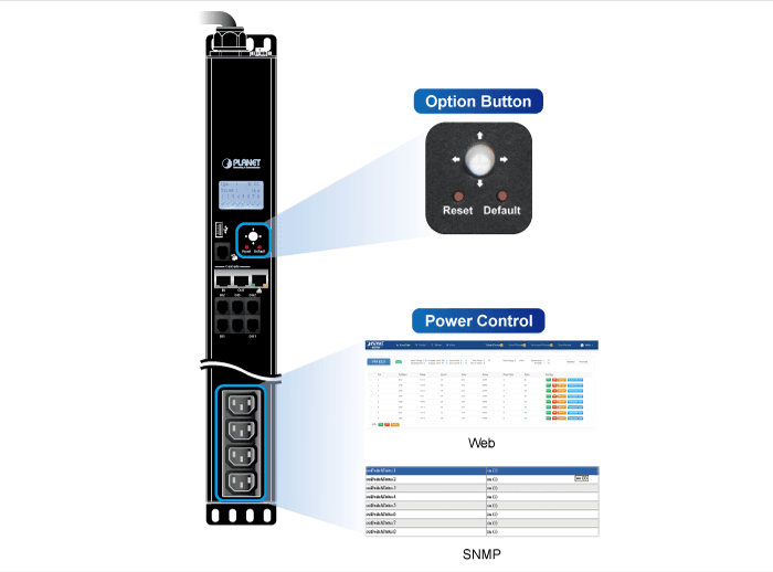 IPM-16230 — Vertical IP-based 16-port Switched Power Manager with 2 Cascaded Ports, vista 7