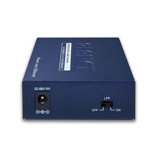 GTP-80x Series — 100/1000BASE-X to 10/100/1000BASE-T PoE+ Media Converter, vista 3