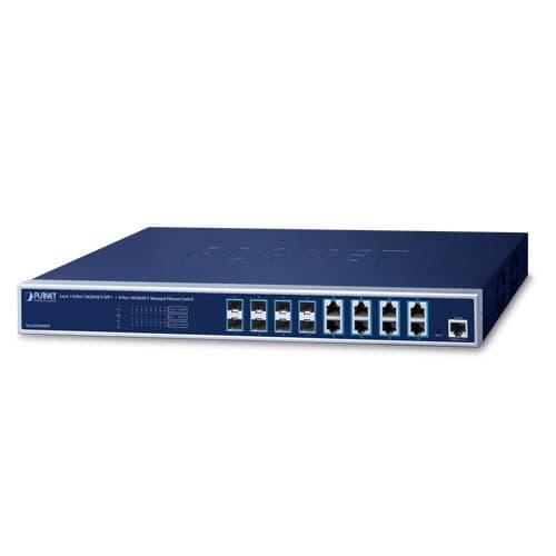 XGS-6320-8X8TR — Layer 3 8-Port 10GBASE-X SFP+ + 8-Port 10GBASE-T Managed Ethernet Switch
