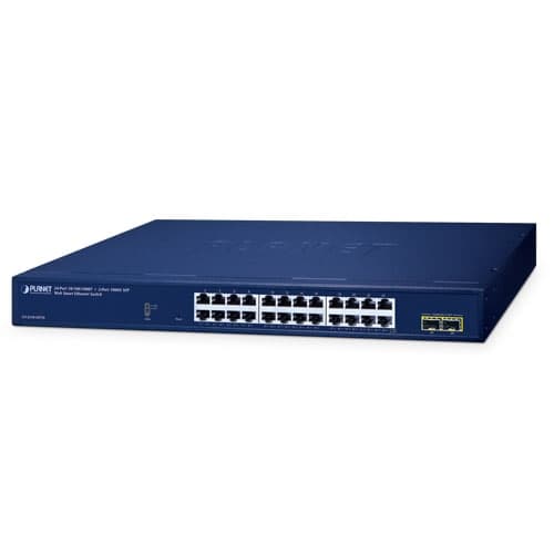 GS-2210-24T2S — 24-Port 10/100/1000T + 2-Port 1000X SFP Web Smart Ethernet Switch
