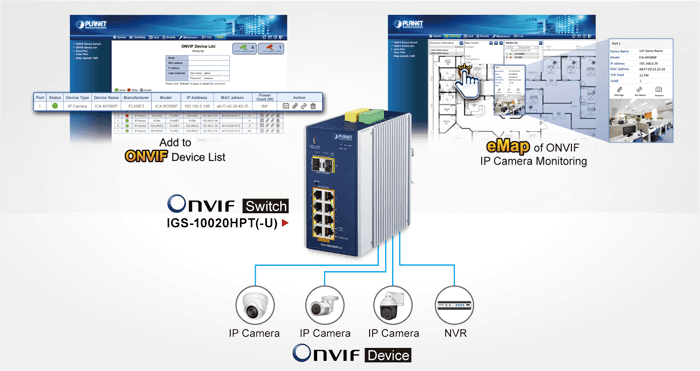 IGS-10020PT — Industrial 8-port 10/100/1000T 802.3at PoE + 2-port 1G/2.5G SFP Managed Switch, vista 7