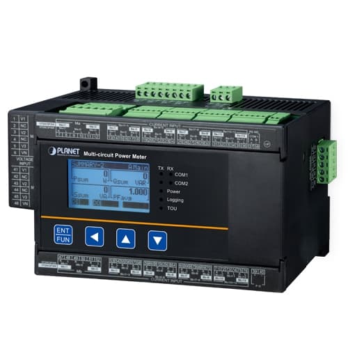 SPM-D05 / SPM-D05E / SPM-D10 / SPM-D10E — DIN-rail 5-/10-circuit Modbus Smart Power Meter, vista 9