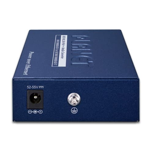 GUP-805A-60W — 100/1000BASE-X SFP to 10/100/1000BASE-T 802.3bt PoE++ Media Converter (60 Watts), vista 3