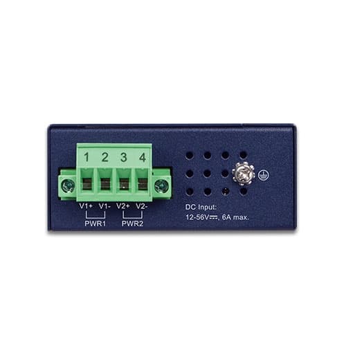 IPOE-260 Series — Industrial 2-port 10/100/1000T 802.3at PoE+ Injector Hub, vista 5