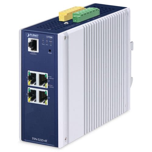 TSN-5225-4T — Industrial L2+ 4-Port 10/100/1000T Managed TSN Ethernet Switch