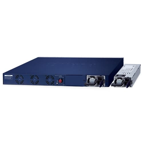 GS-6322-48UP4X — L3 48-Port 10/100/1000T 802.3bt PoE + 4-Port 10G SFP+ Managed Switch with dual modular power supply slots, vista 7