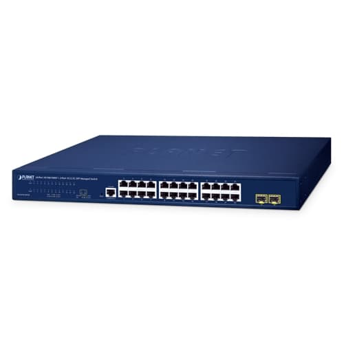 GS-4210-24T2S — 24-Port 10/100/1000T + 2-Port 1G/2.5G SFP Managed Ethernet Switch