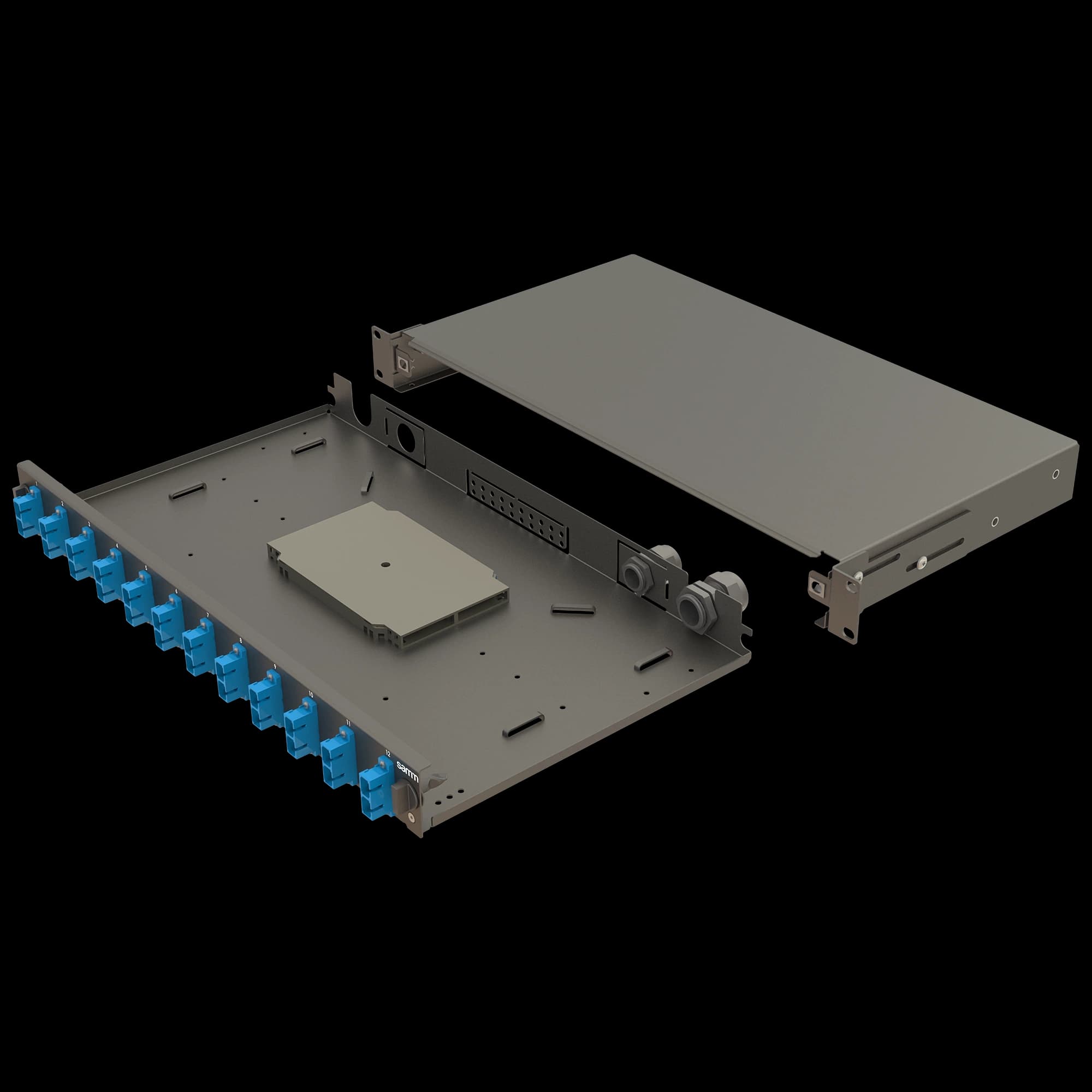 Bright Series | Mechanical Sliding | 12 SC Duplex | FP02 | 24 Fiber