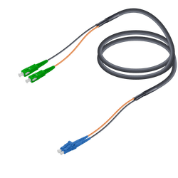 SC/APC-LC/UPC | Single Mode G657.A2 Universal FTTA Breakout | 7.0x2.0mm, vista 2