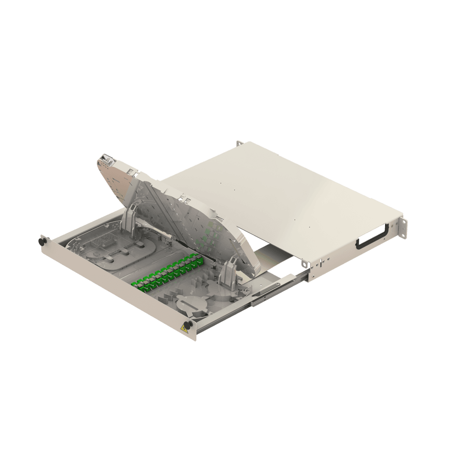 Splice to Patch Fiber Management Shelves | 19" 1U, vista 2