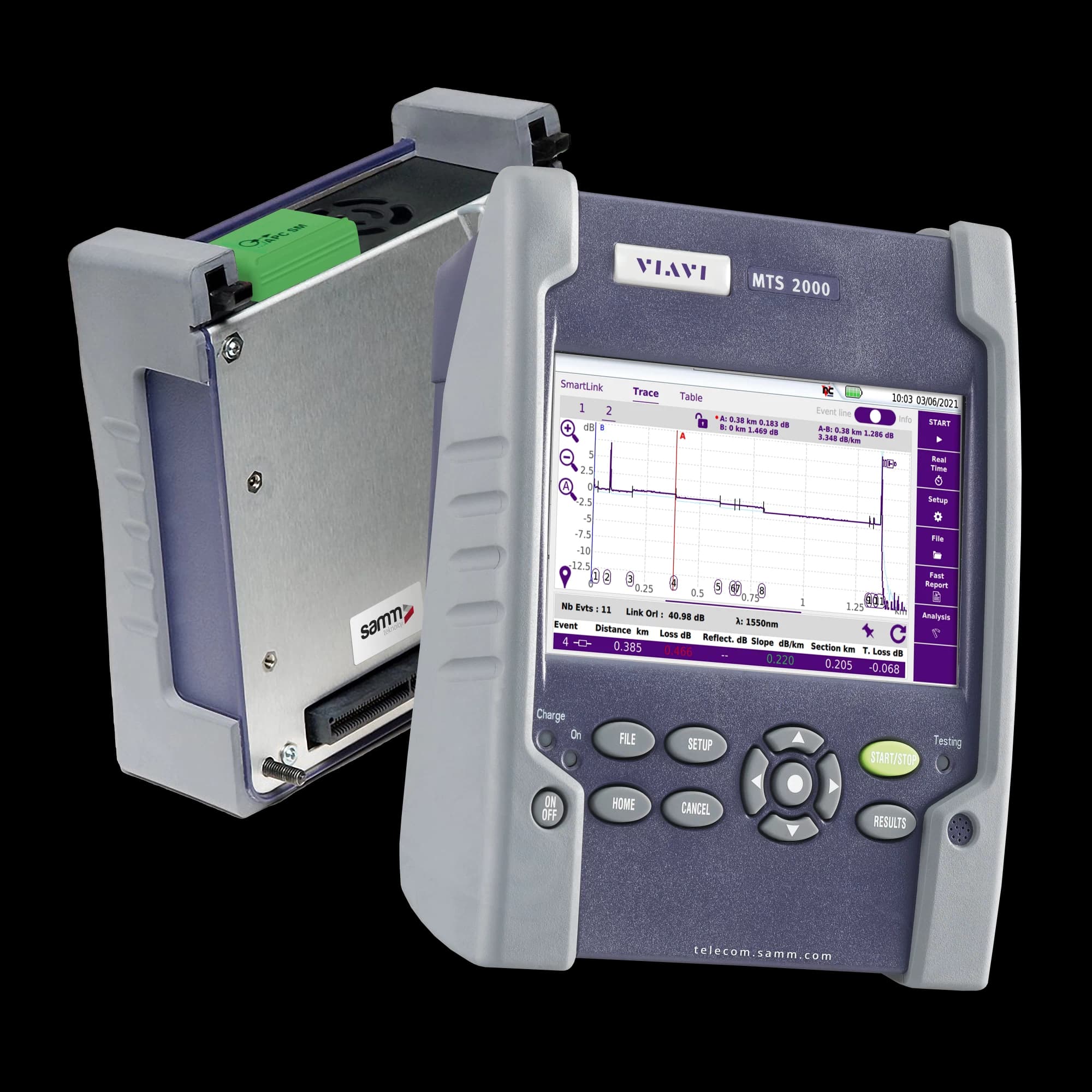 MTS-2000 + 4126A Module Single Mode OTDR