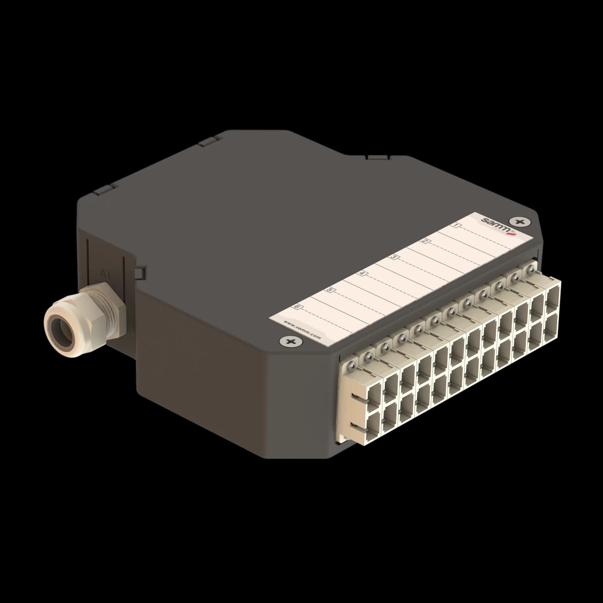 DIN Rail Termination Box | 12 SC Duplex | DP3, vista 4
