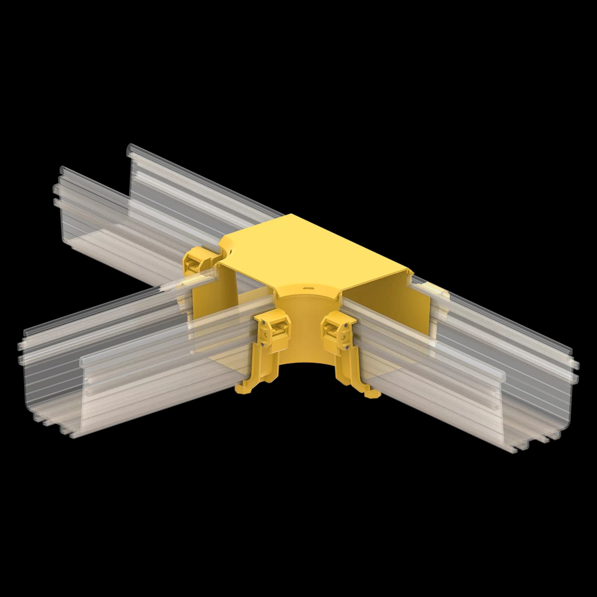 FDS_100mm Horizontal "TEE" Connection Body, vista 3