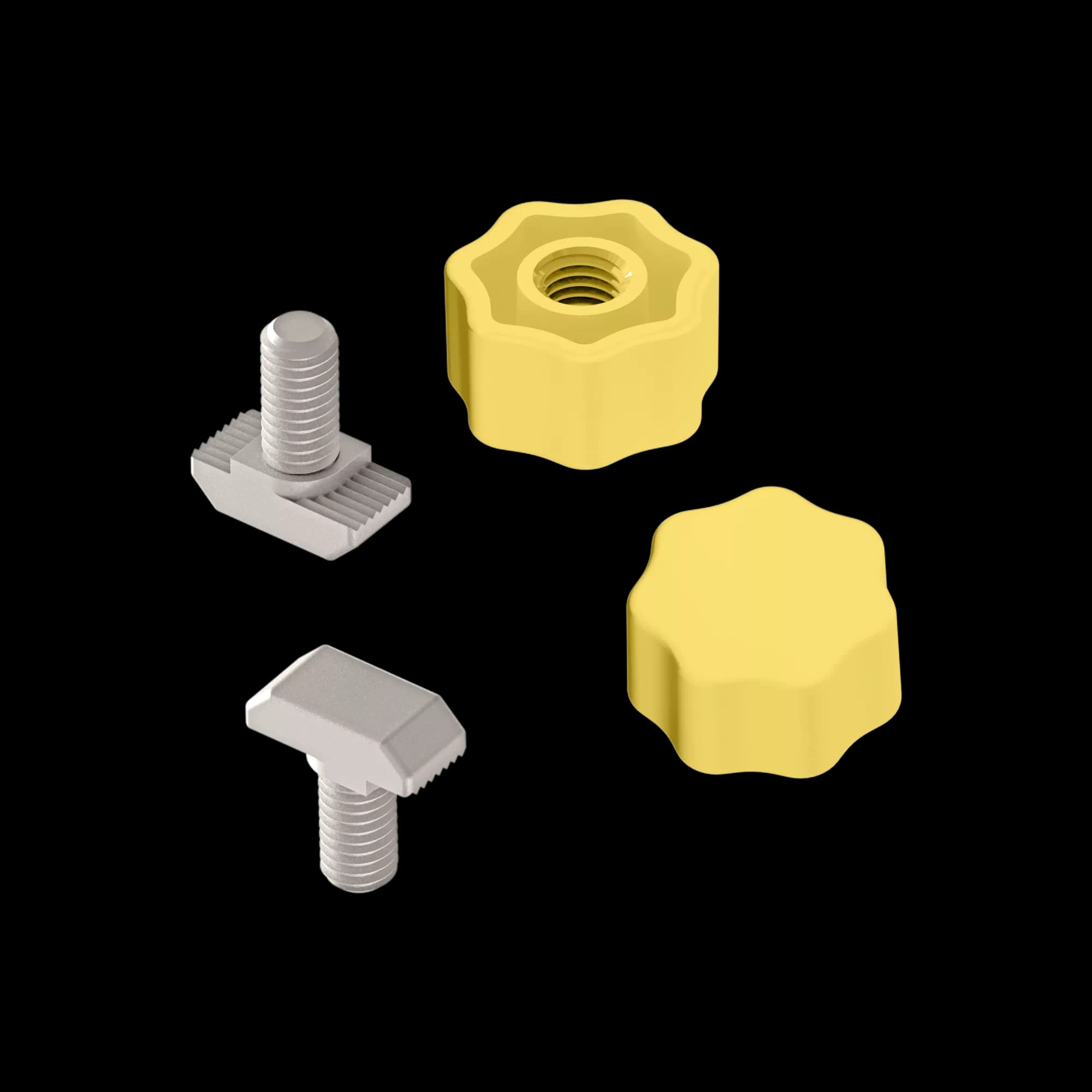 FDS_Knurled Quick Knob with T-Bolt Kit of 1