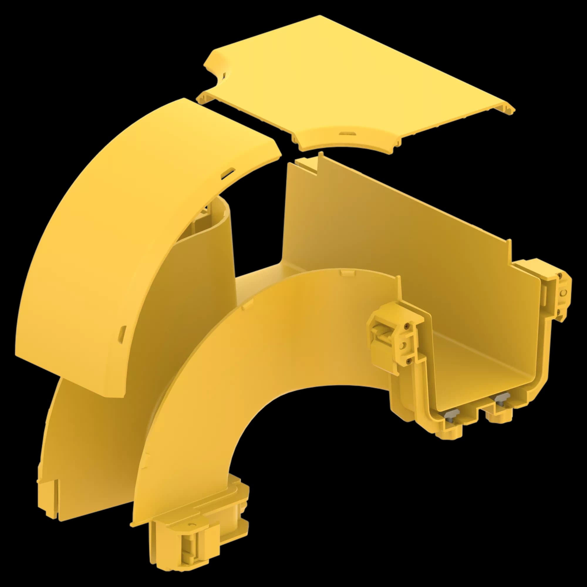 FDS_100mm Vertical Offset Drop (Body + Cover), vista 3