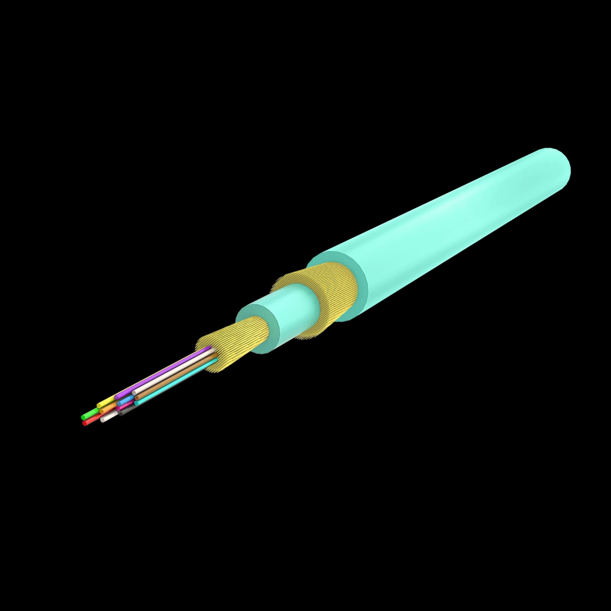 Ruggedized Distribution Cable 4.8mm | I-B3Q(ZN-AY)H 1x12 | 1000 meters, vista 3