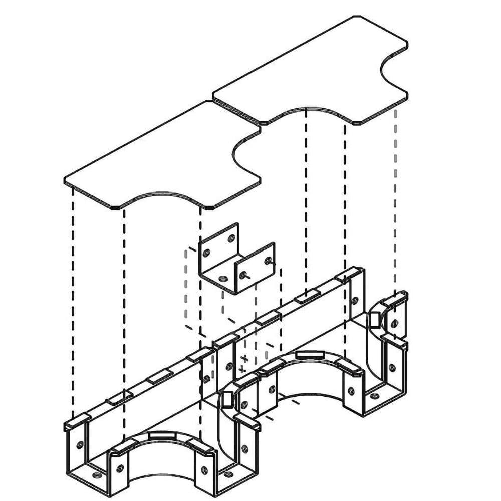 Raceways | Accessory Fitting 100mm, vista 3