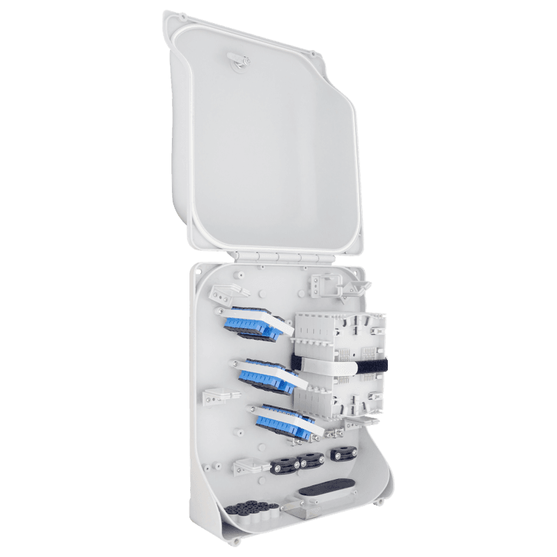 Indoor Termination Box | 48 Patch 144 Fibers 48 Ports, vista 7