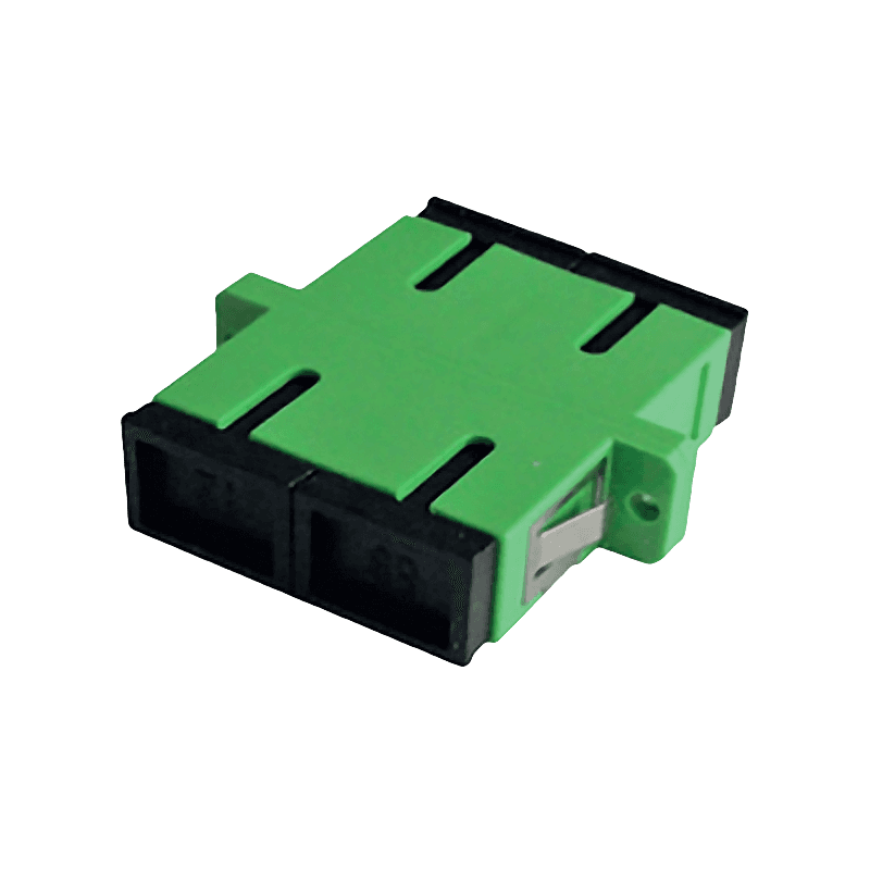 SC Duplex Adapter | w/ Flange, vista 2