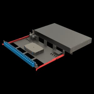Bright Series | Rail Sliding | 24 SC Duplex | FP08 | 48 Fiber, vista 6