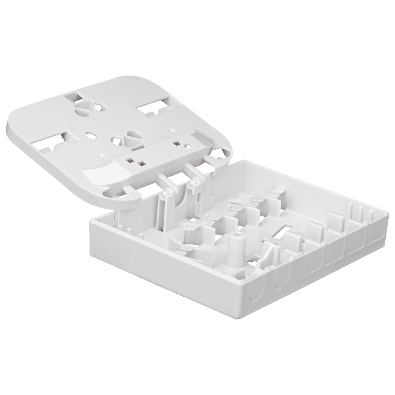 Indoor Termination Box | 4 Patch 4 Fibers 4 Ports | Compact Design, vista 5