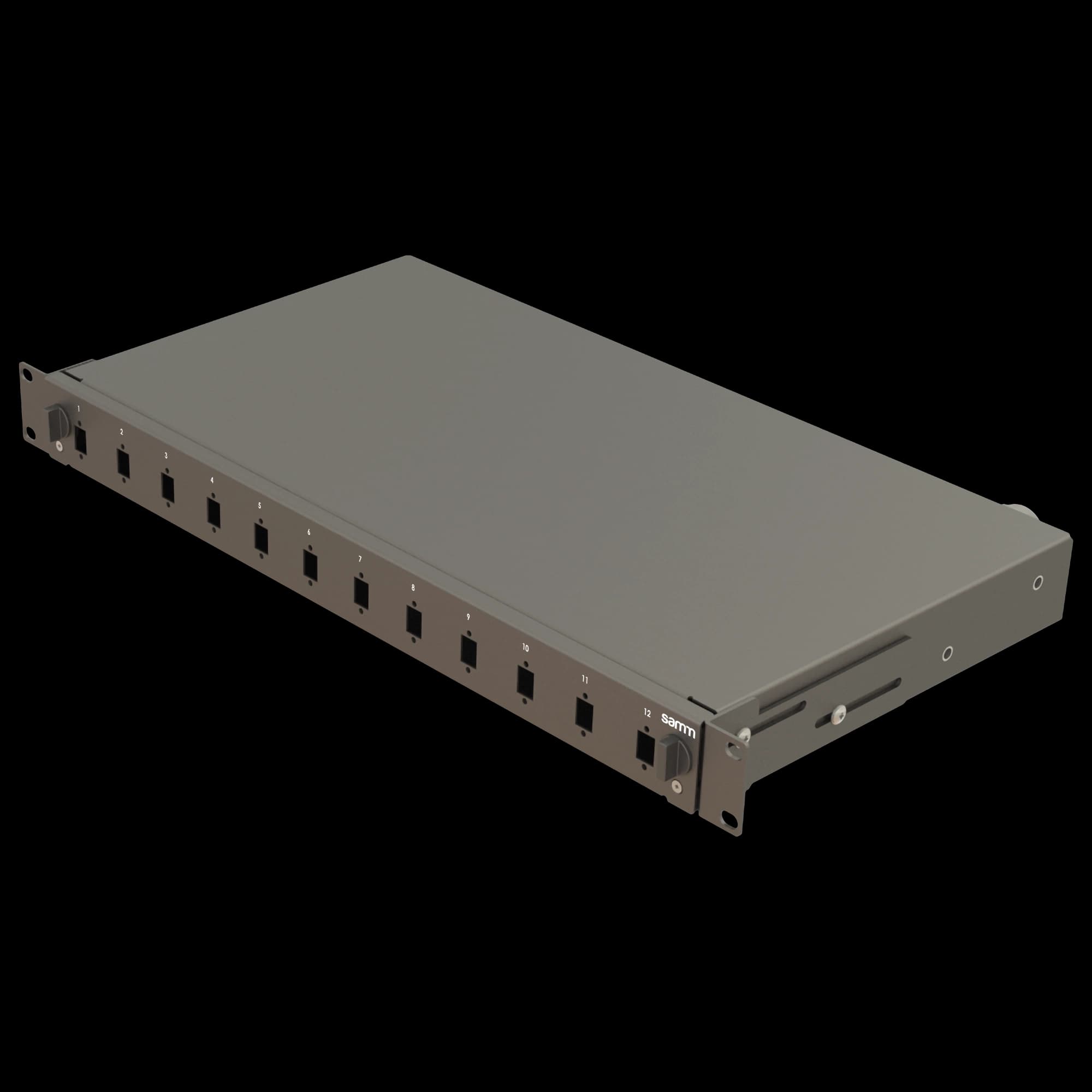 Bright Series | Mechanical Sliding | 12 Holes | FP01 | Empty Patch Panel