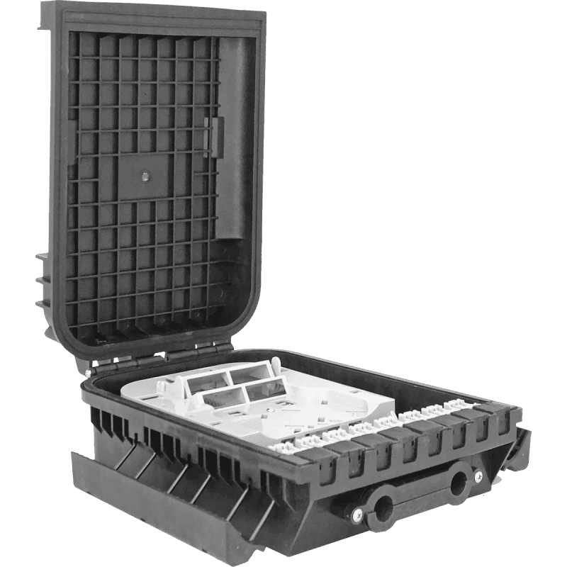 Outdoor Termination Box | 1 Tray 16 Fibers 16 Ports 16 PLC | 305216