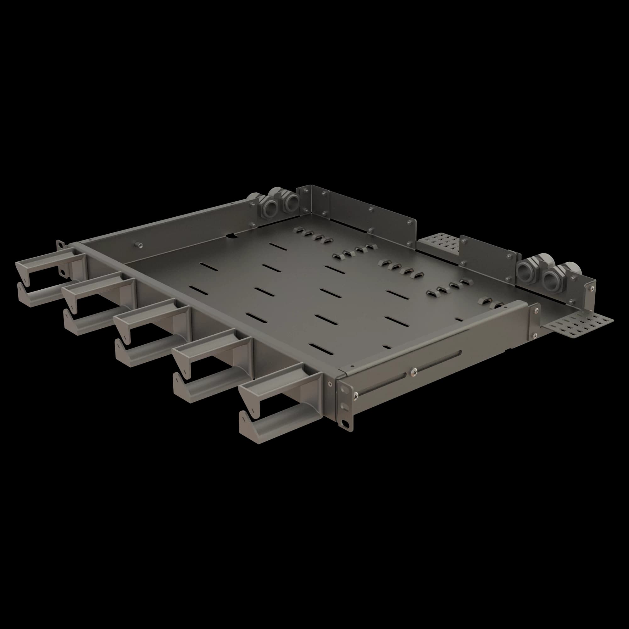 1U Over-length Management Shelves, vista 2