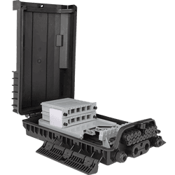 Outdoor Termination Box | 1 Tray 24 Fibers 16 Ports 16 LGX | 362217, vista 7