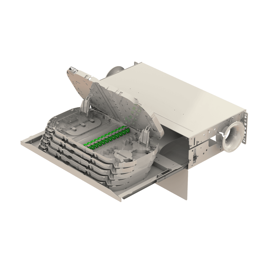 Splice to Patch Fiber Management Shelves | 21" 3U, vista 2